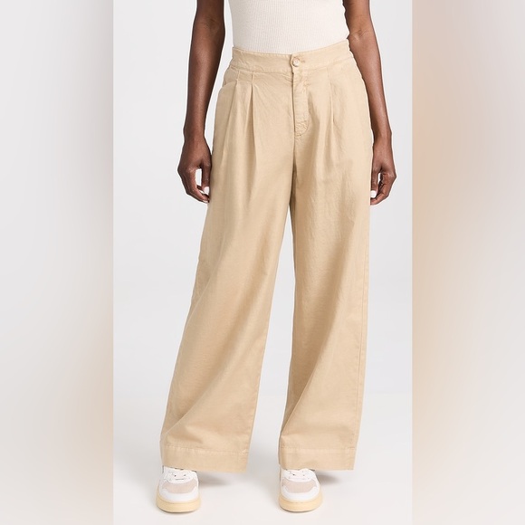 Faherty cotton canvas pleated trousers - Picture 5 of 11
